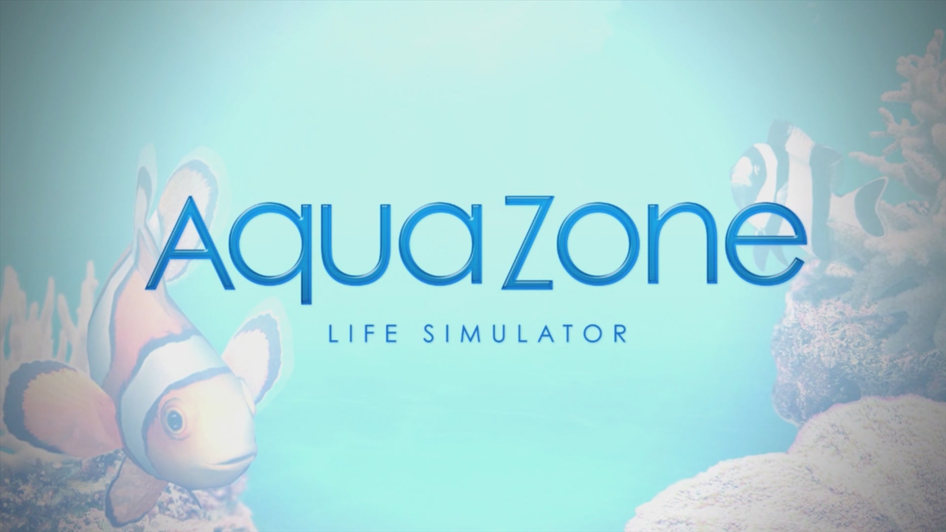 Aquazone: Life Simulator title screen for Xbox 360
